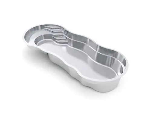 Leisure Pool's Riviera fiberglass pool design - 3d model