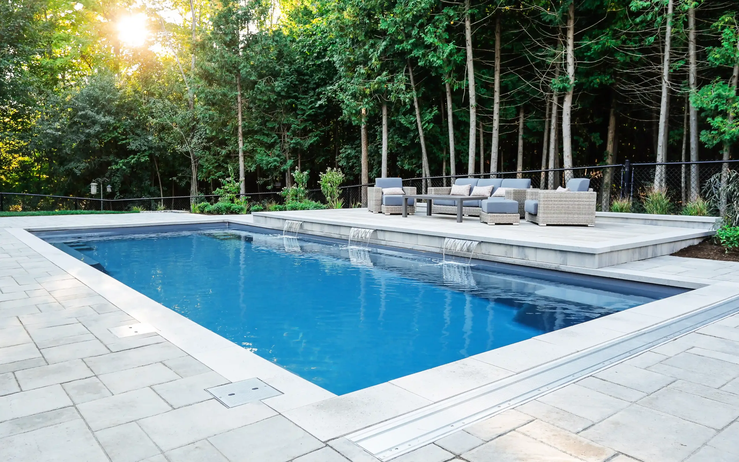 premium fiberglass pools